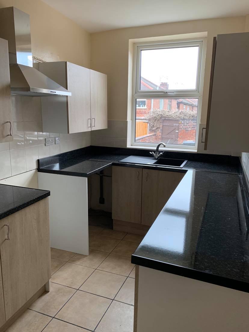 Refurbished kitchen in our 3 bedroom buy to let in Doncaster